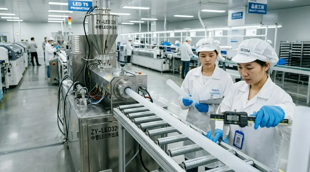 Tovarna ohišij premium LED cevi na Kitajskem: Inovacije za globalne standarde leta 2026 in 3D prilagajanje